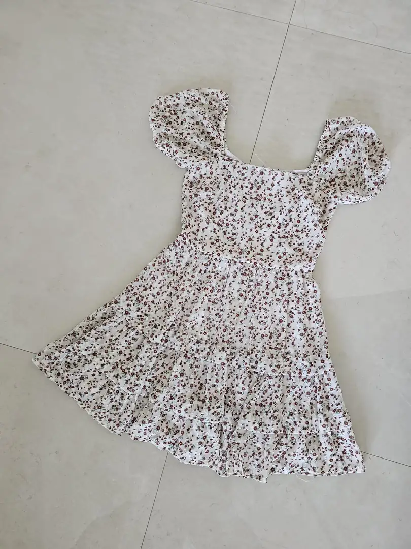 VESTIDO BLANCO FLOREADO VTD148