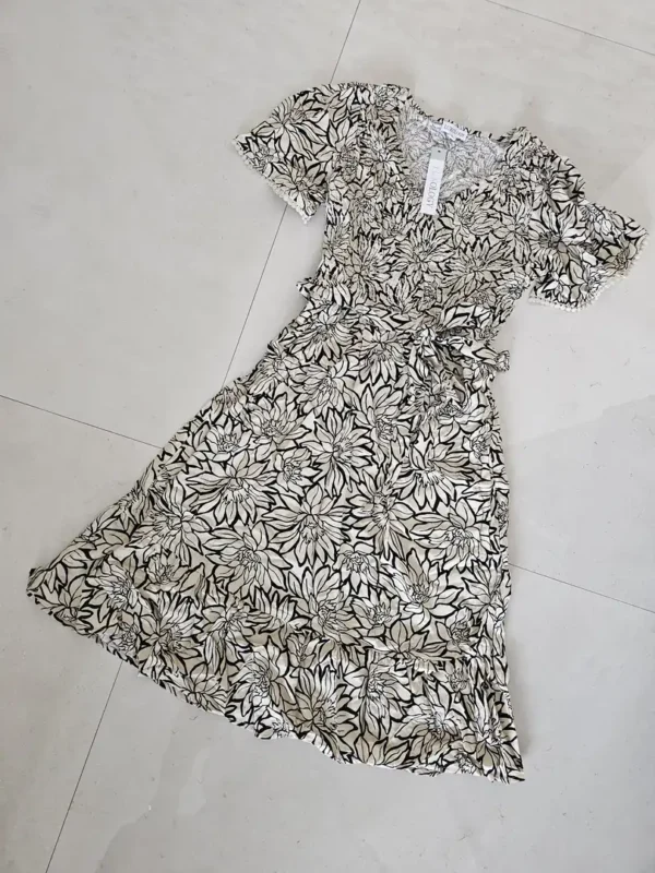 VESTIDO BLANCO FLOREADO VTD166