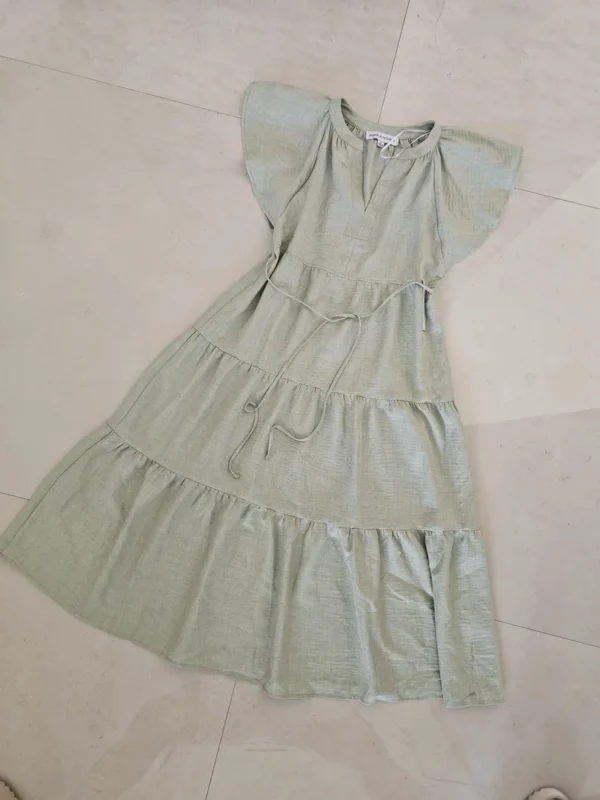 VESTIDO VERDE VTD142