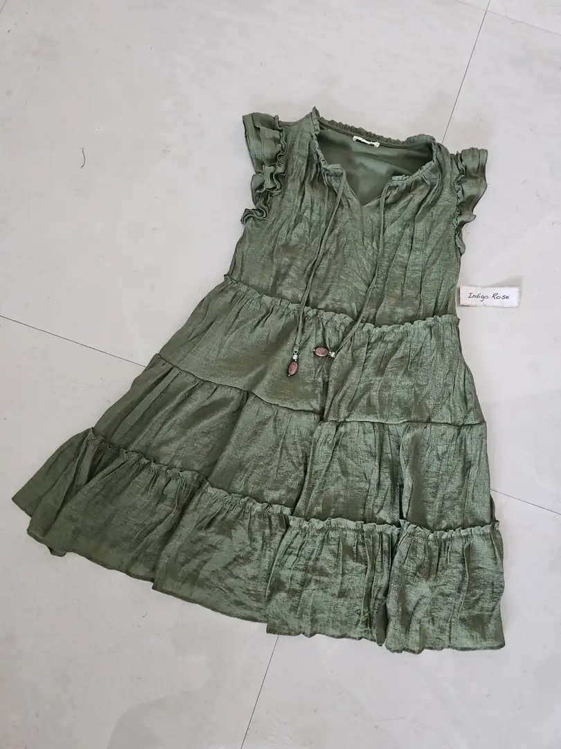 VESTIDO VERDE VTD146