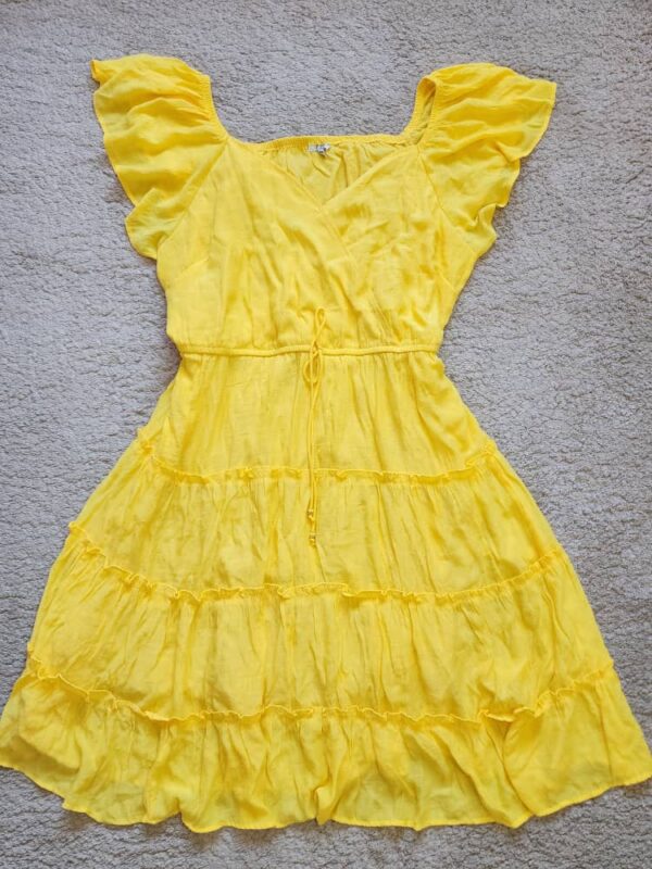 VESTIDO AMARILLO VTD168