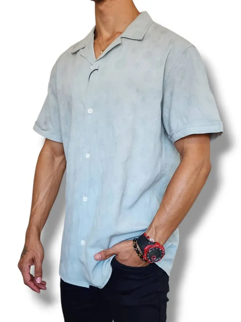 CAMISA DE LINO VERDE CMVE