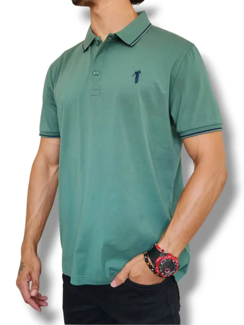 PULLOVER DE CUELLO POLO VERDE PLVD4