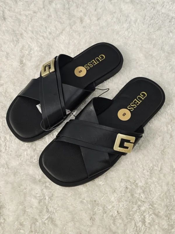 SANDALIAS GUESS NEGRAS SDL80