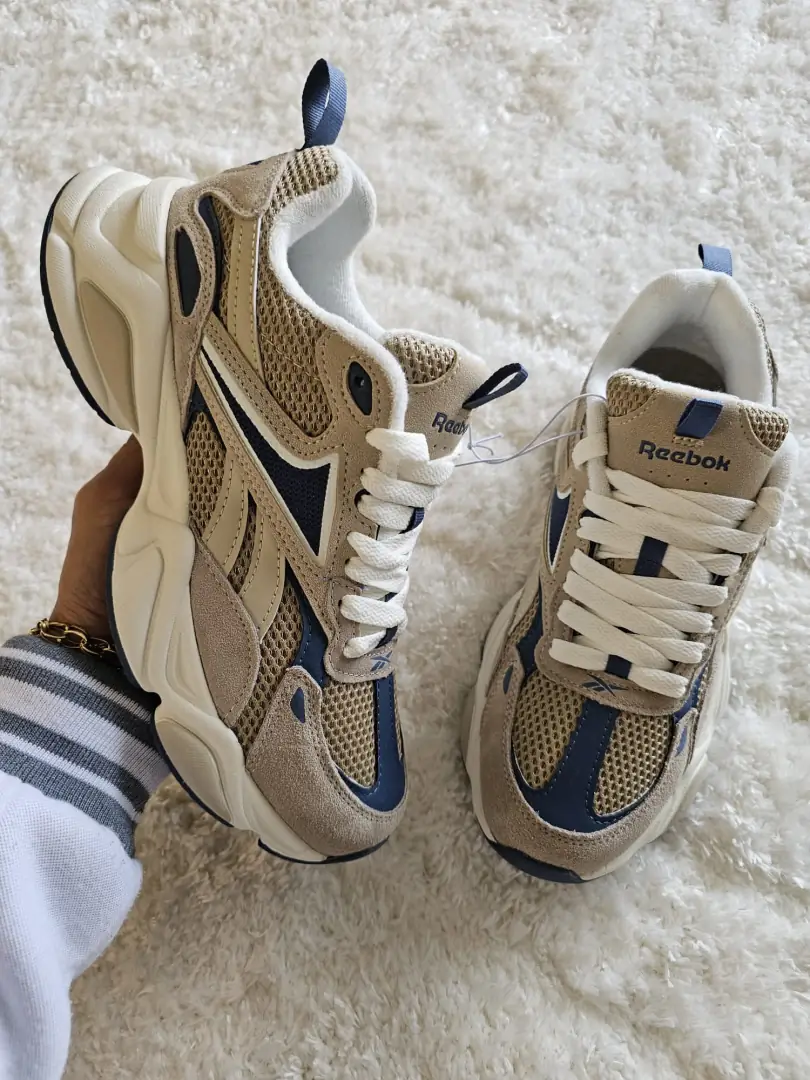 TENIS REEBOK BLANCO AZULES TN65