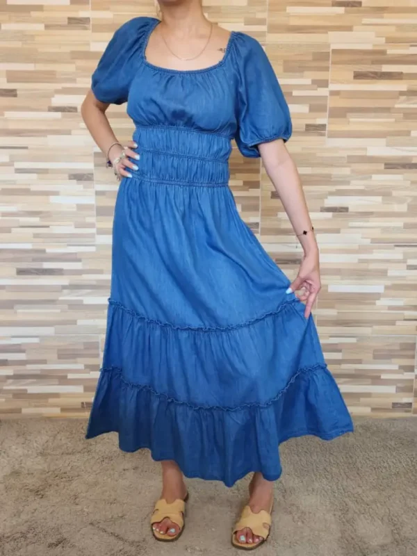 VESTIDO AZUL VDO22