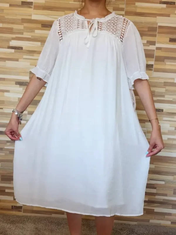 VESTIDO BLANCO VDO14