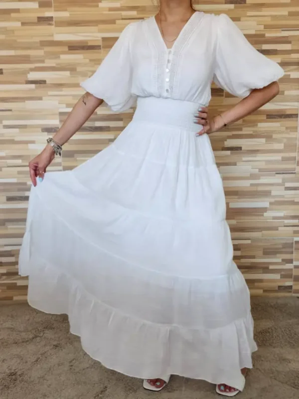 VESTIDO BLANCO VDO18