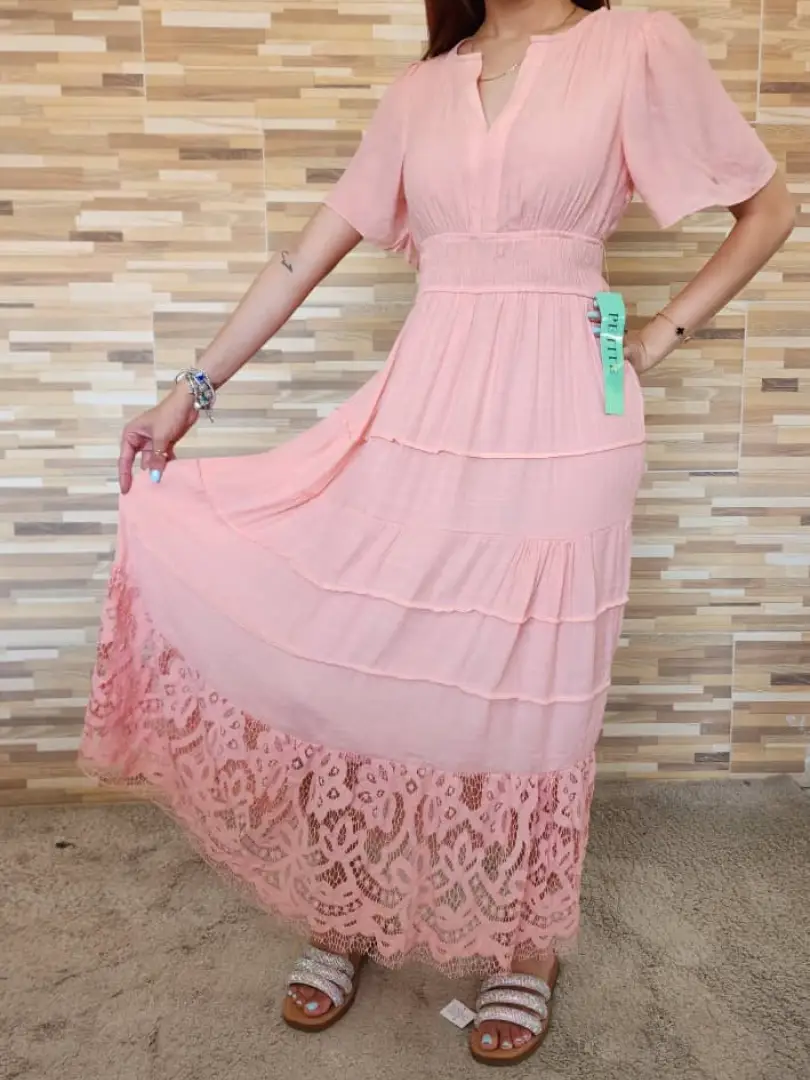 VESTIDO ROSA VDO27