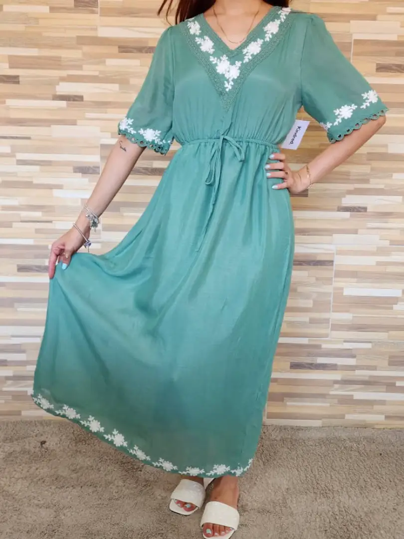 VESTIDO VERDE VDO3