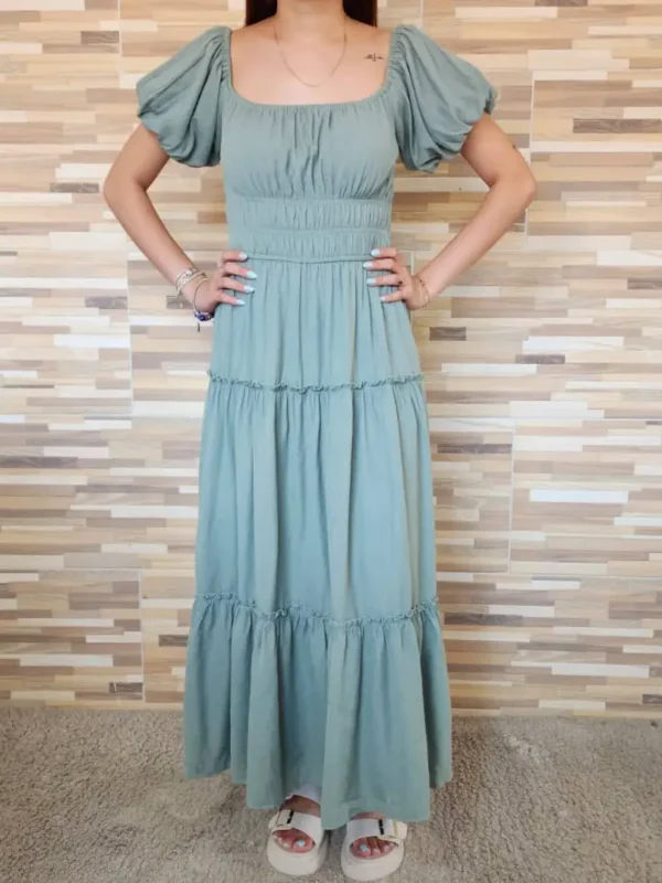 VESTIDO VERDE VDO32 (1)