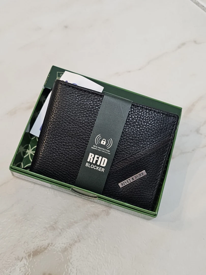 BILLETERA RIVET & BURR NEGRA BTR17