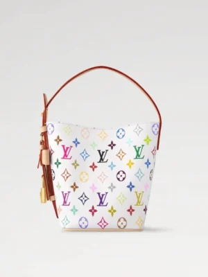 CARTERA LOUIS VUITTON BLANCA ESTAMPADOS DE COLORES CTR37