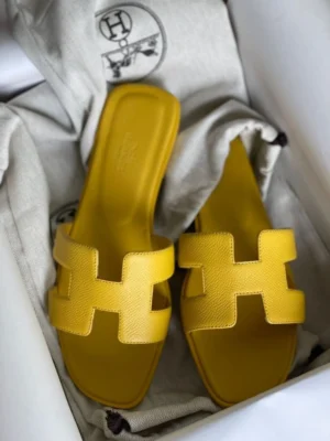 SANDALIAS HERMES AMARILLAS SDL111