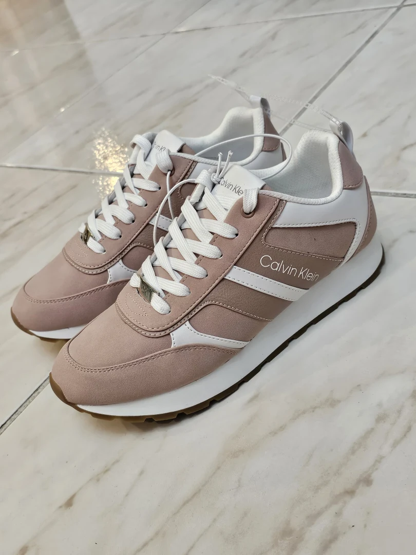 TENIS CALVIN KLEIN BEIGE TN78