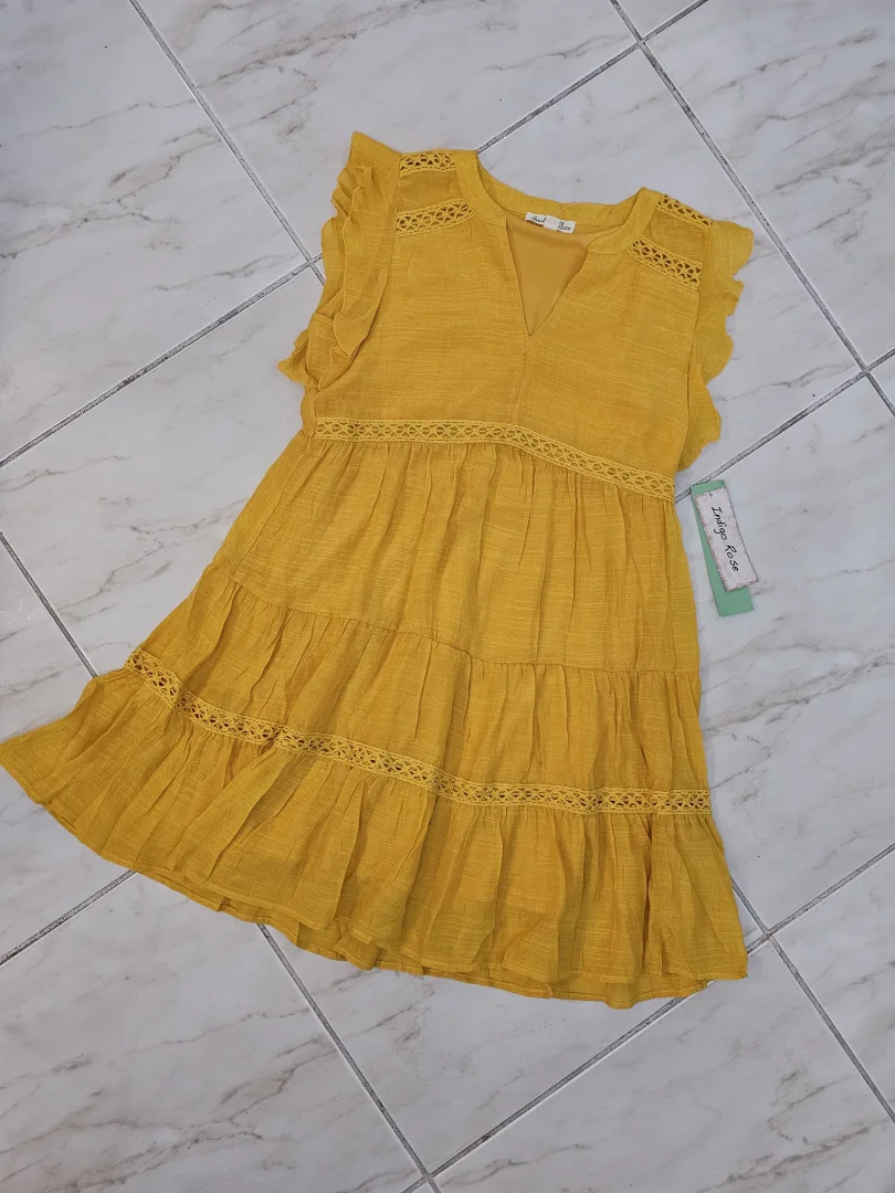 VESTIDO AMARILLO VTD212