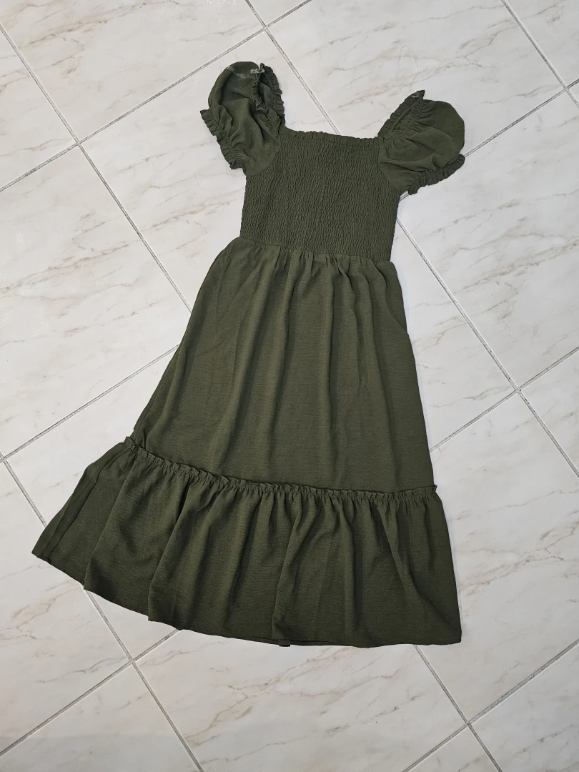 VESTIDO VERDE VTD170
