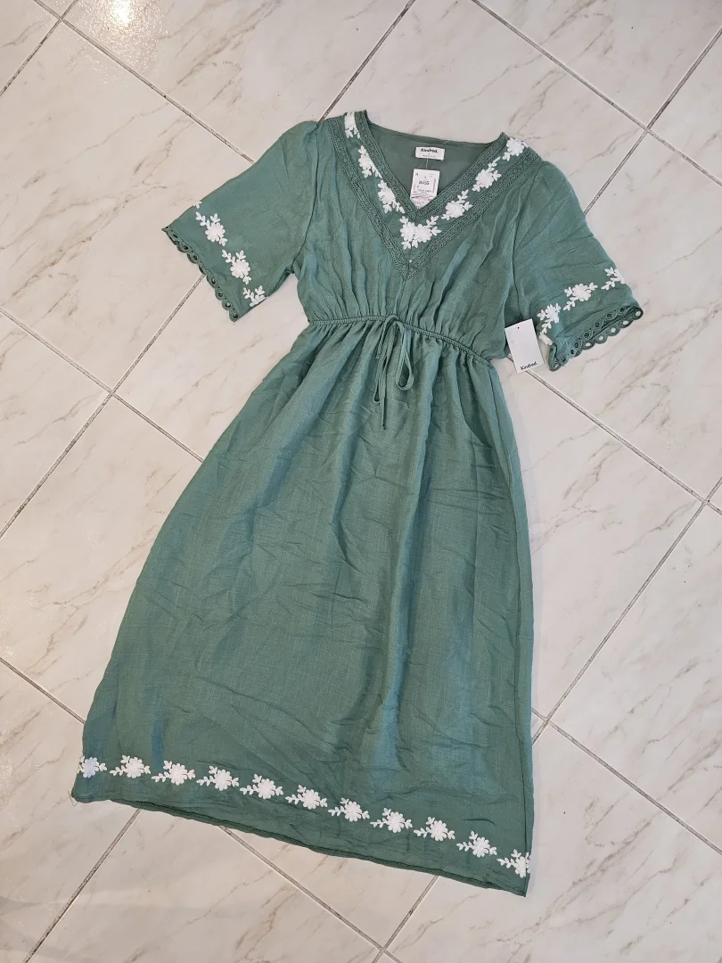 VESTIDO VERDE VTD175