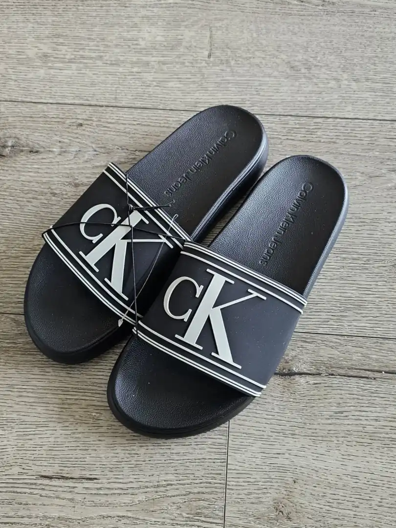 CHANCLETAS CALVIN KLEIN NEGRAS CHT47