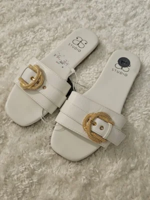 SANDALIAS BLANCAS SDL163