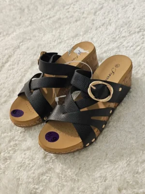 SANDALIAS NEGRAS SDL156