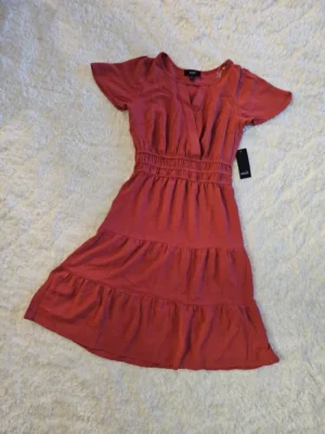 VESTIDO ROJO VTD235