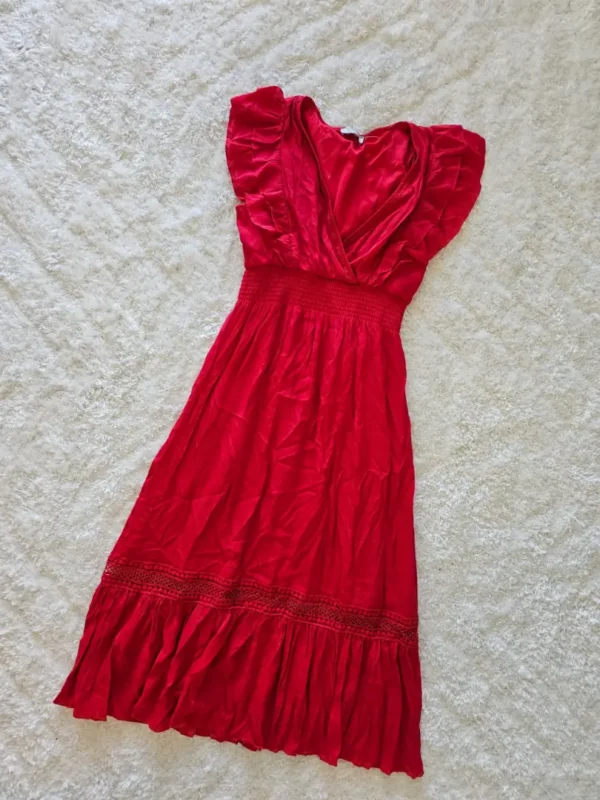 VESTIDO ROJO VTD260