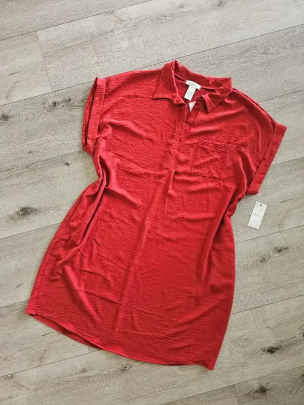 VESTIDO ROJO VTD276
