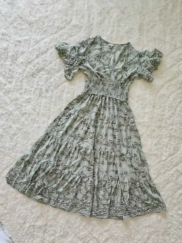 VESTIDO VERDE VTD255