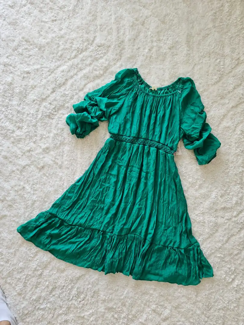 VESTIDO VERDE VTD256