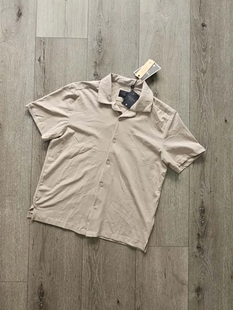CAMISA BEIGE CMS168