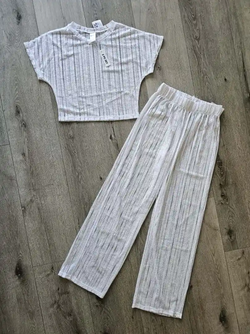 CONJUNTO BLANCO DE MUJER CJT13