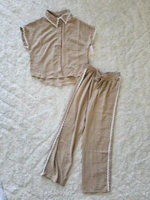 CONJUNTO DE MUJER MARRÓN CJT12