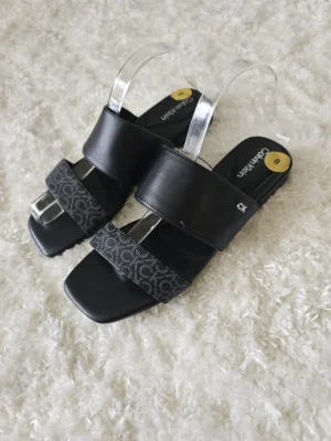SANDALIAS NEGRAS CALVIN KLEIN SDL220