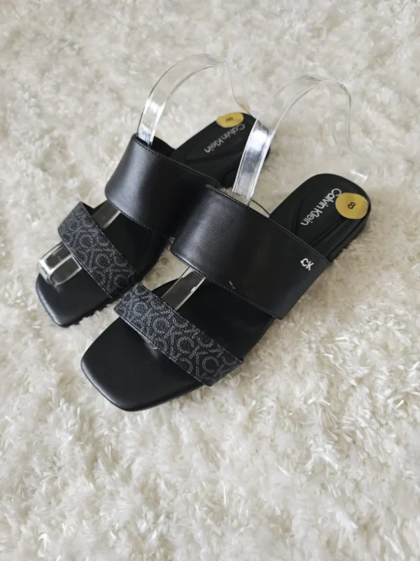 SANDALIAS NEGRAS CALVIN KLEIN SDL220