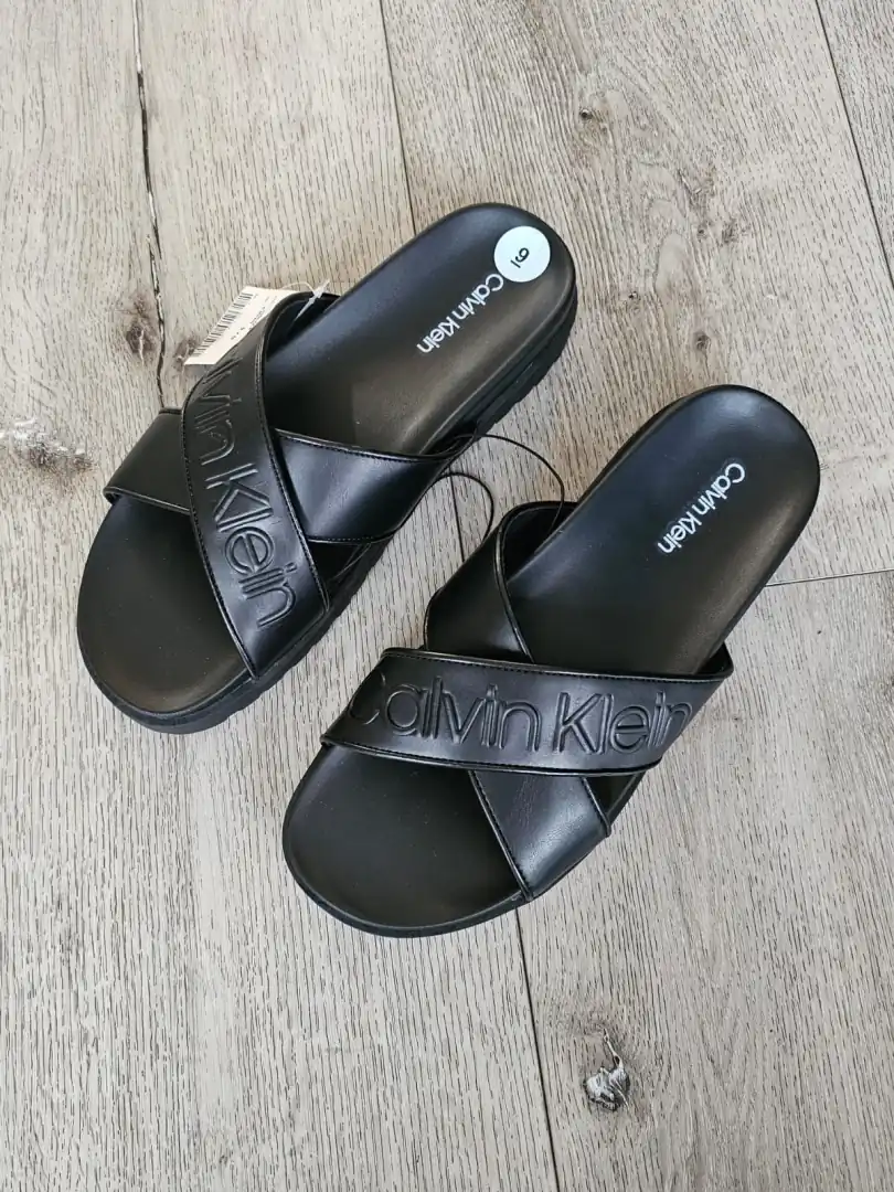 SANDALIAS NEGRAS CALVIN KLEIN SDL269
