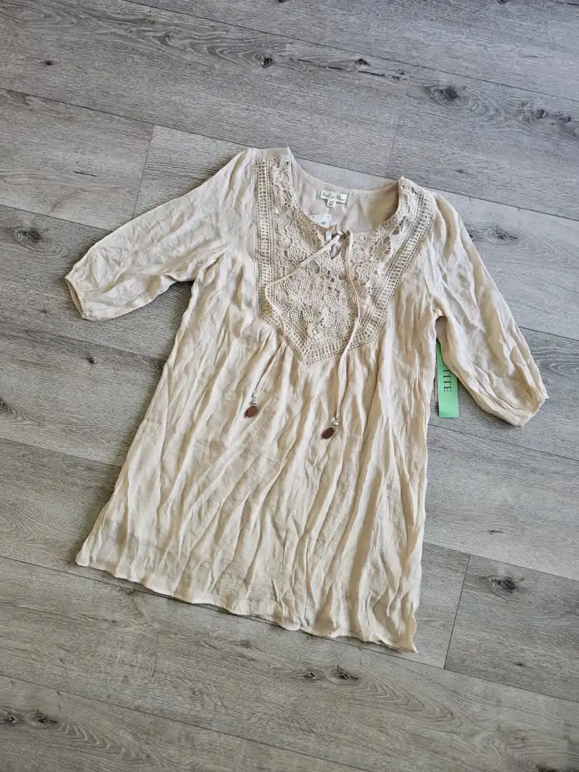 VESTIDO BEIGE VTD290