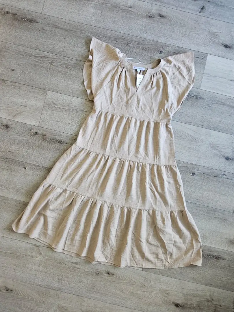 VESTIDO BEIGE VTD291