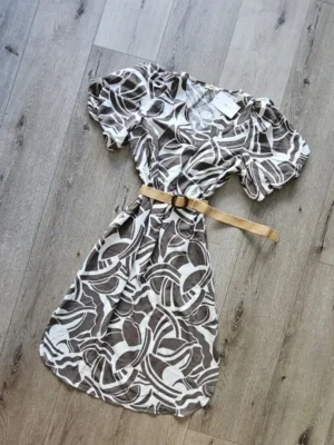 VESTIDO BLANCO ESTAMPADO VTD303