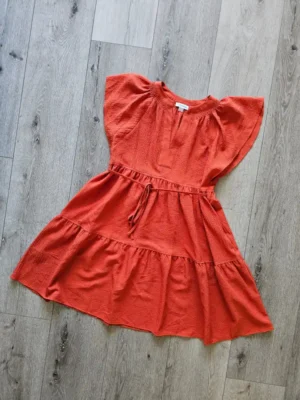 VESTIDO ROJO CALVIN KLEIN VTD342