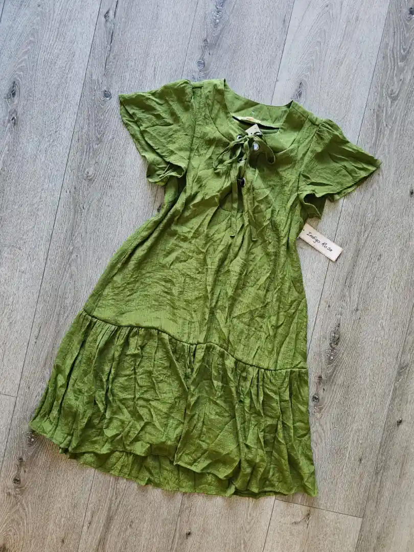 VESTIDO VERDE VTD317