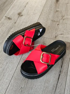 SANDALIAS ROJAS SDL290