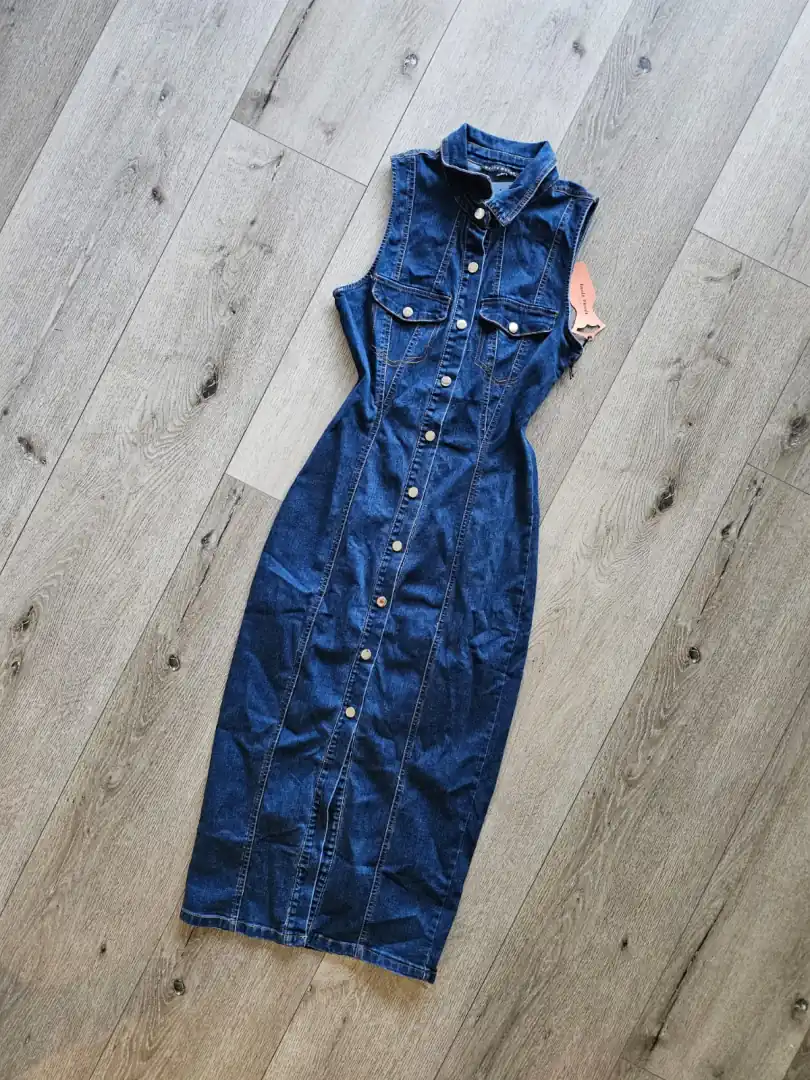 VESTIDO DE MEZCLILLA VTD350