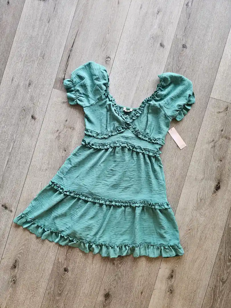 VESTIDO VERDE VTD355