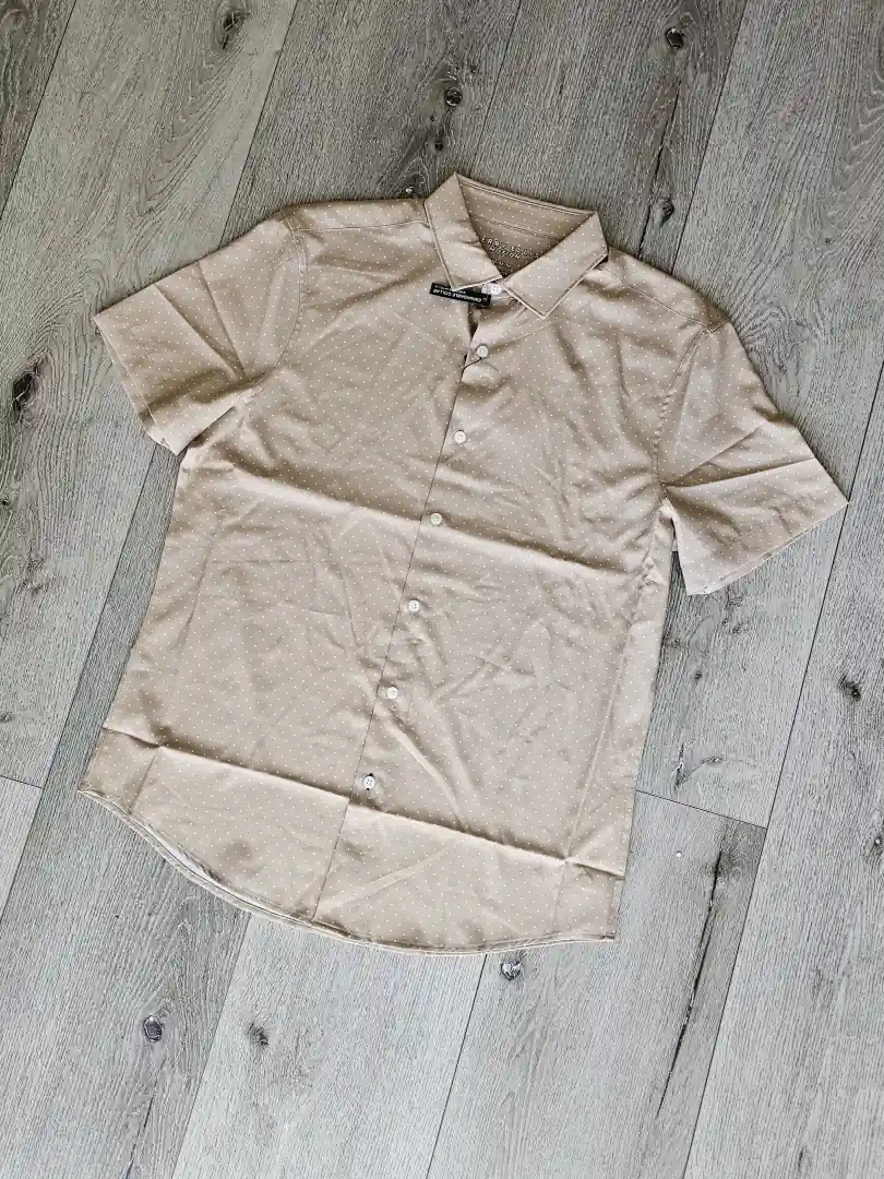 CAMISA BEIGE CMS205 1