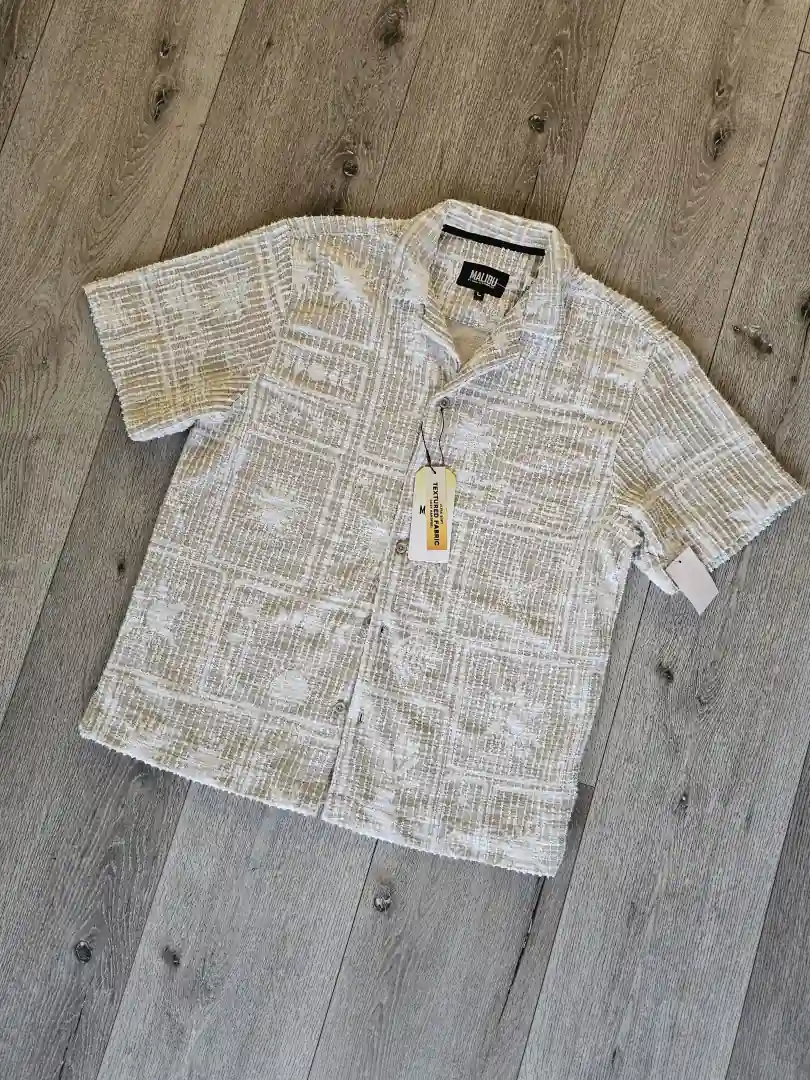 CAMISA BEIGE CMS227