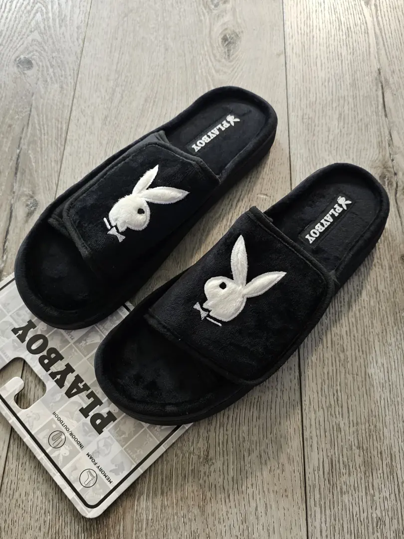CHANCLETAS NEGRAS PLAYBOY CHT54