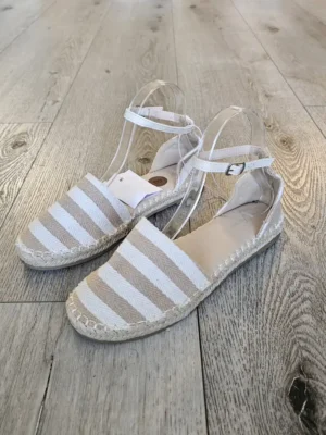 SANDALIAS BLANCAS BEIGE SDL330