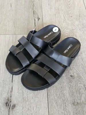 SANDALIAS NEGRAS CALVIN KLEIN SDL340