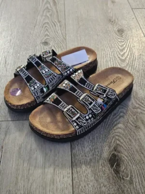 SANDALIAS NEGRAS SDL318